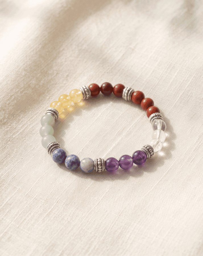 7 Chakra Bracelet with Spacers